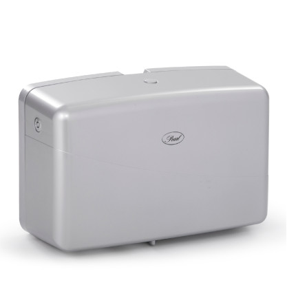 TTH-JTR-021 - PEARL JTR TWIN TOILET ROLL DISPENSER - PLATINUM